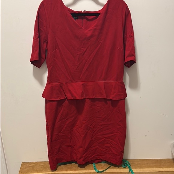 Talbots Dresses & Skirts - Talbots Elegant Red Peplum Dress